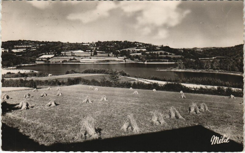 Carte postale ancienne Barrage et Lac Artificiel du Crescent - Vue Generale