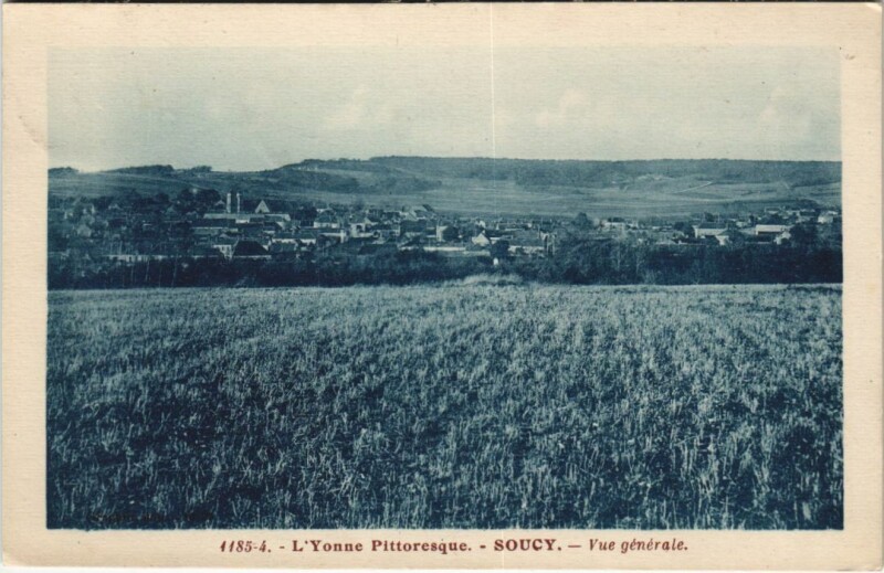 Carte postale ancienne Soucy Vue Generale à Soucy