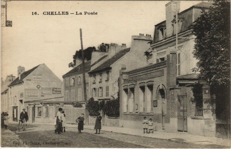 Carte postale ancienne Chelles La Poste à Chelles