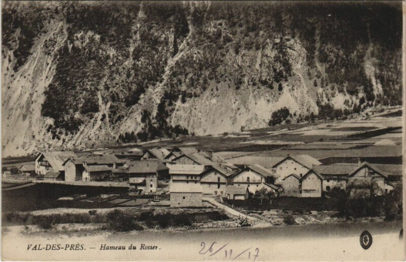 Carte postale ancienne Val-des-Pres Hameau du Rosier
