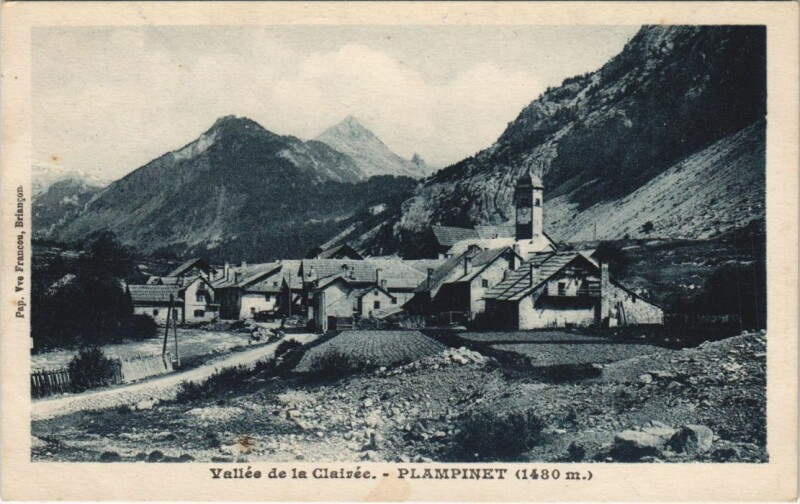 Carte postale ancienne Plampinet Village View