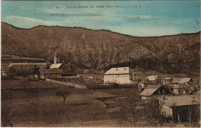 Carte postale ancienne Saint-Etienne-Le-Laus Notre-Dame du Laus