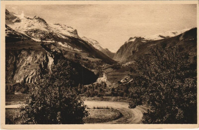 Carte postale ancienne La Haute Vallee de la Romanche