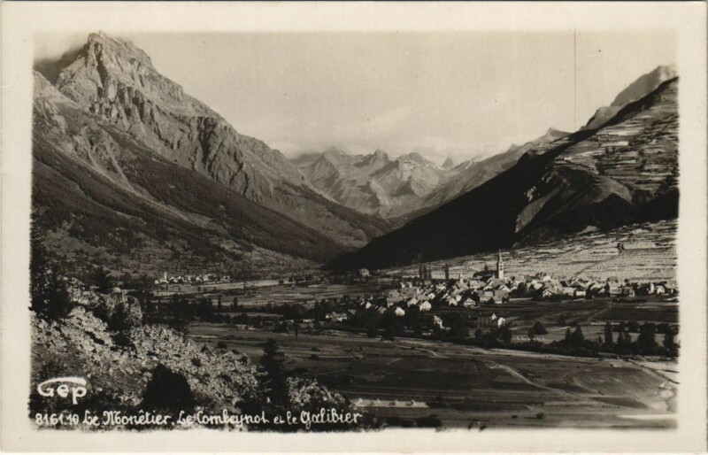 Carte postale ancienne Le Monetier-les-Bains Vue Panoramique