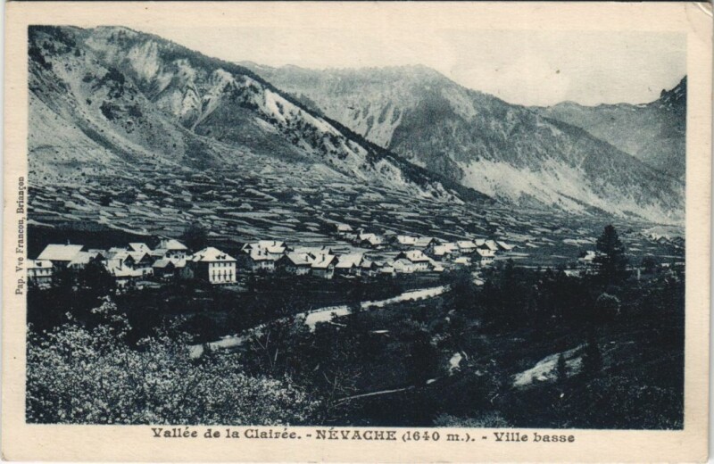 Carte postale ancienne Nevache Ville Basse