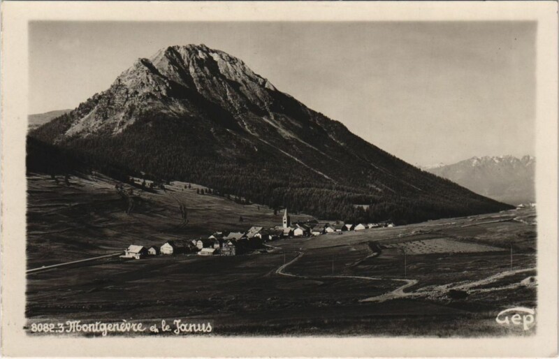 Carte postale ancienne Montgenevre et le Janus