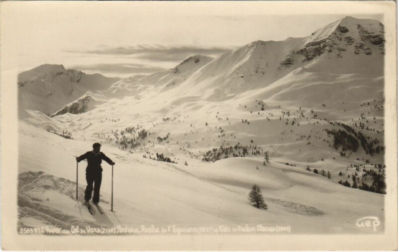 Carte postale ancienne Col de Vars