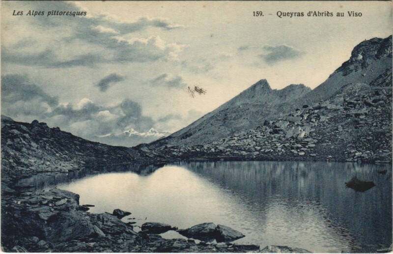 Carte postale ancienne Quyeras d'Abries au Viso