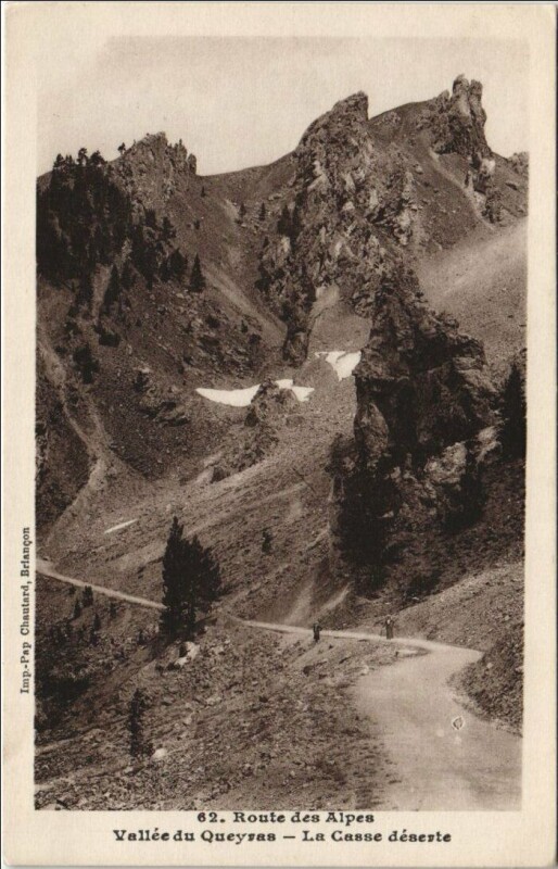 Carte postale ancienne Vallee de Queyras - La Casse Deserte