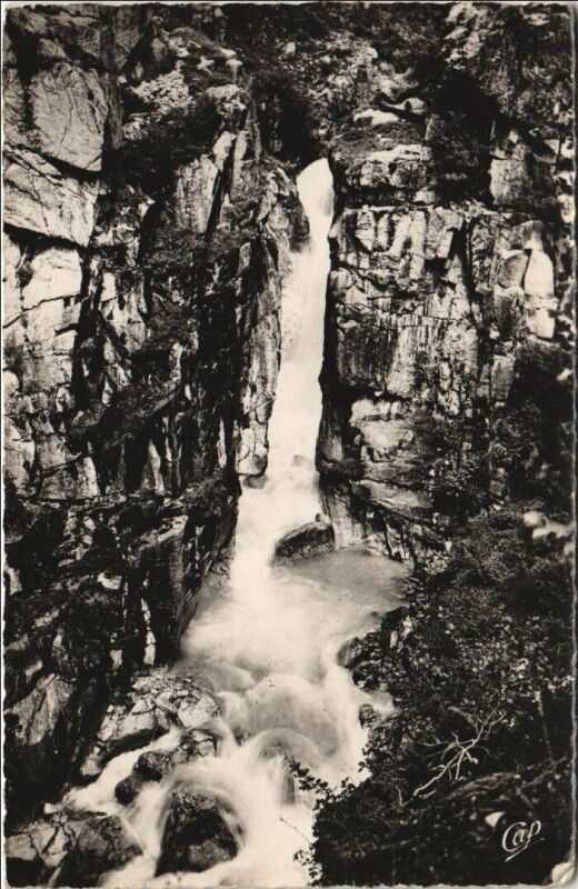 Carte postale ancienne La Berarde Cascade des Etancons