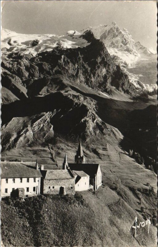 Carte postale ancienne La Grave Massif de la Meije à La Grave
