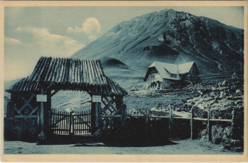 Carte postale ancienne Col du Lautaret - Le Jardin Alpin