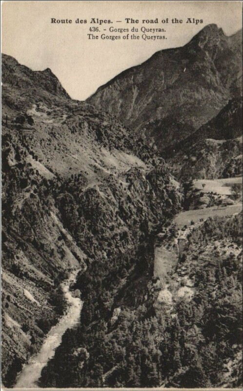 Carte postale ancienne Gorges du Queyras