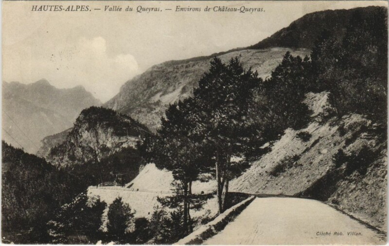 Carte postale ancienne Vallee de Queyras - Environs de Chateau Queyras
