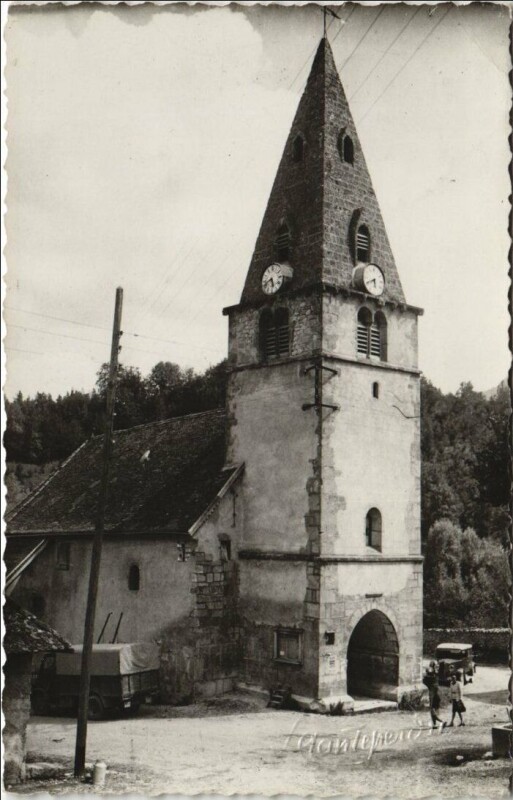 Carte postale ancienne Montgenevre L'Eglise