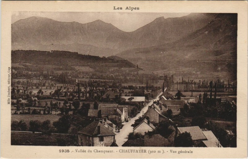 Carte postale ancienne Chauffayer Vue Generale