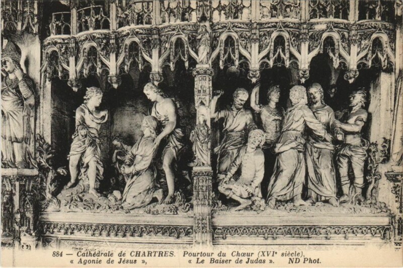 Carte postale ancienne Chartres Cathedrale France à Chartres
