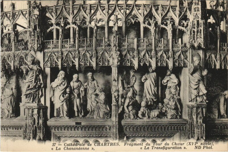 Carte postale ancienne Chartres Cathedrale France à Chartres