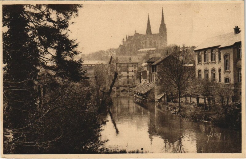 Carte postale ancienne Chartres L'Eure et la Cathedrale France à Chartres