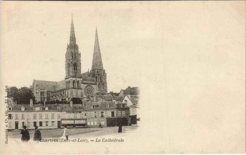 Carte postale ancienne Chartres Cathedrale France à Chartres