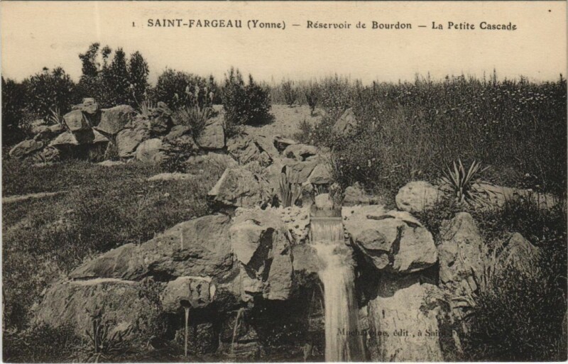 Carte postale ancienne Saint-Fargeau Reservoir de Bourdon France à Saint-Fargeau