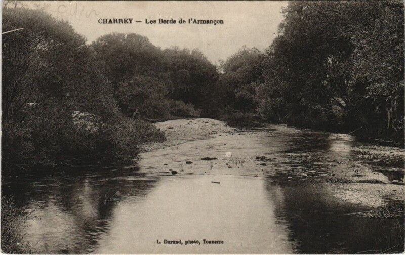 Carte postale ancienne Charrey Les Bords de l'Armancon France