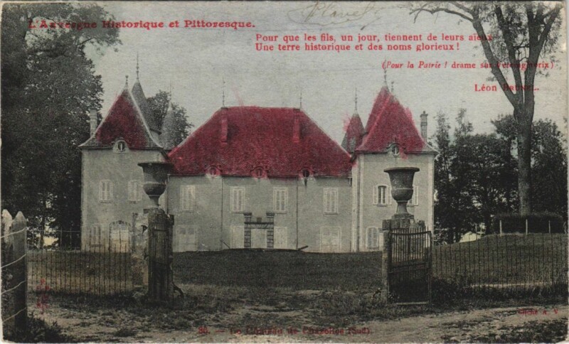 Carte postale ancienne Chazelles Le Chateau