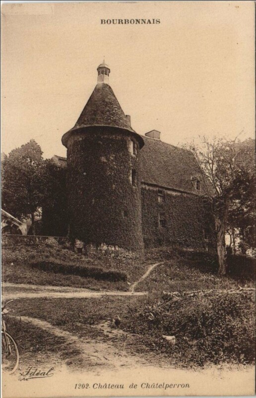 Carte postale ancienne Chateau de Chatelperron