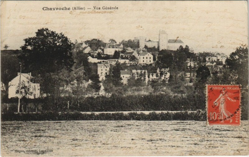 Carte postale ancienne Chavroche Vue Generale