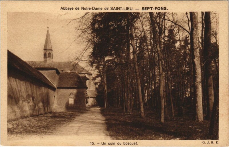 Carte postale ancienne Dompierre-sur-Besbre Abbaye de N.-D. De Saint-Lieu - Sept-Fons à Dompierre-sur-Besbre