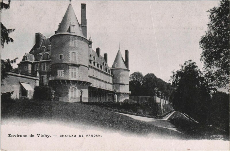Carte postale ancienne Chateau de Randan