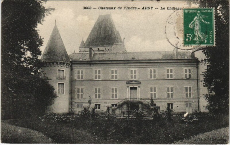 Carte postale ancienne Argy Le Chateau France