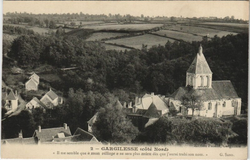 Carte postale ancienne Gargilesse France