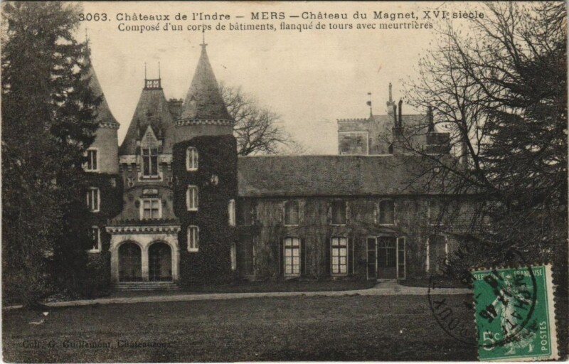 Carte postale ancienne Mers Chateau du Magnet France