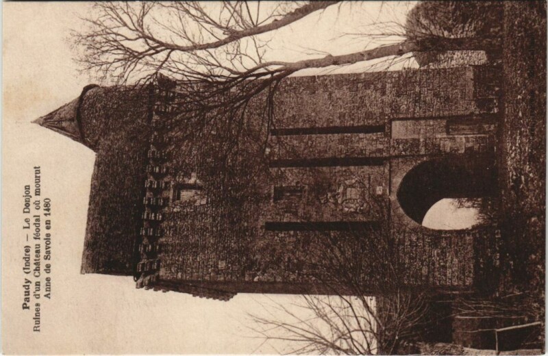 Carte postale ancienne Paudy Le Donjon France à Paudy