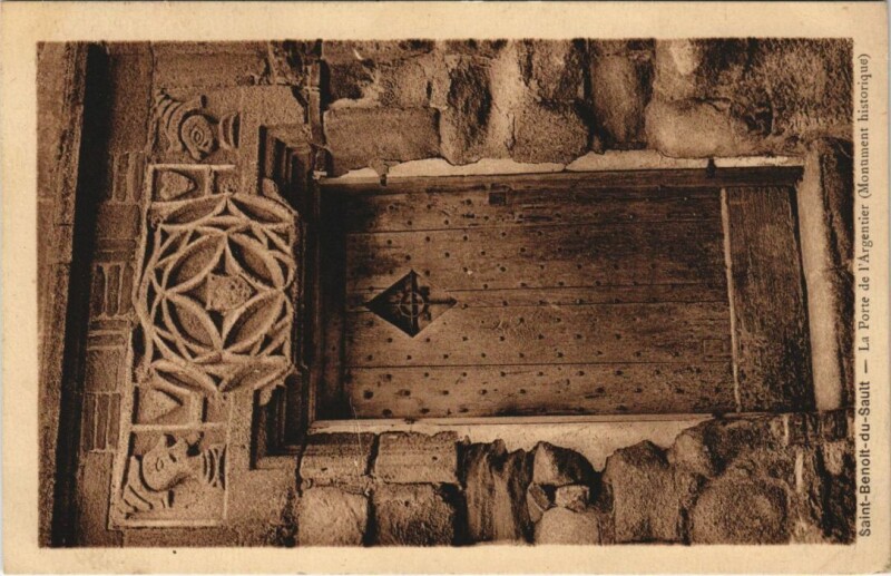 Carte postale ancienne St.Benoit du Sault La Porte de l'Argentier France