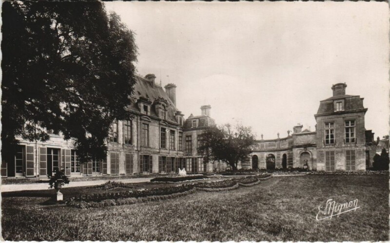 Carte postale ancienne Anet Chateau d'Anet - Facade Ouest