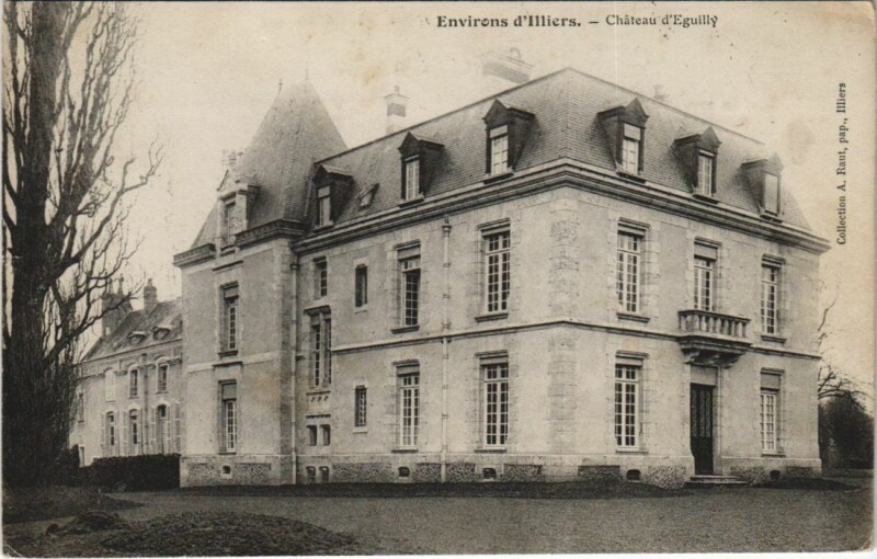 Carte postale ancienne Chateau d'Eguilly - Environs d'Illiers