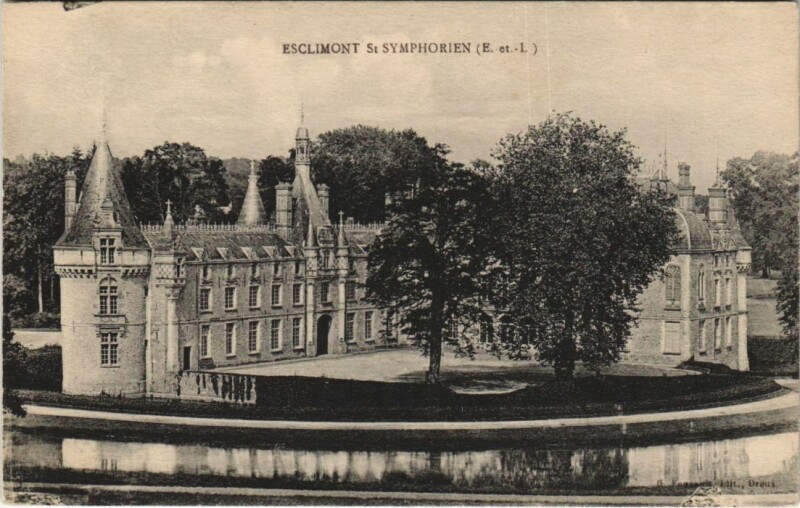 Carte postale ancienne Esclimont-Saint-Symphorien Chateau