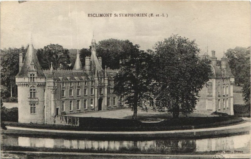 Carte postale ancienne Esclimont-Saint-Symphorien Chateau