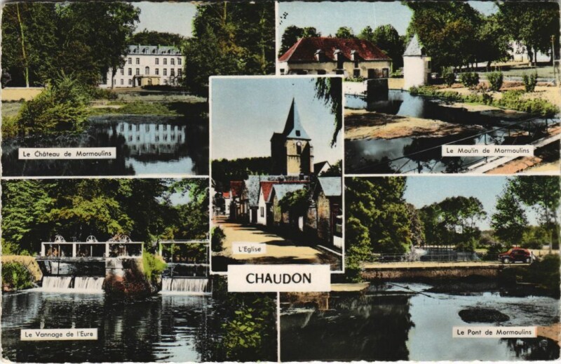 Carte postale ancienne Chaudon Scenes à Chaudon