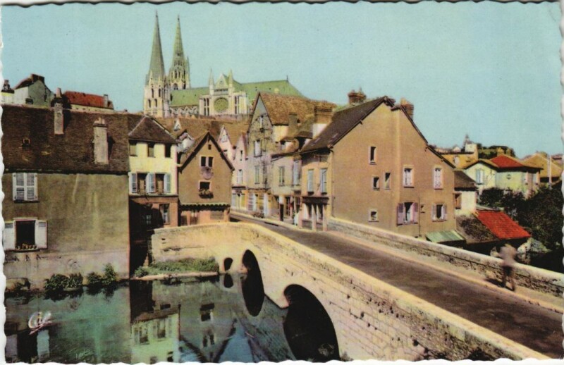 Carte postale ancienne Chartres Les Vieux Quartiers à Chartres