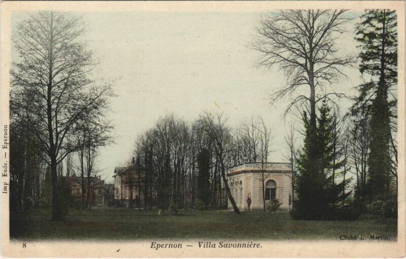 Carte postale ancienne Epernon Villa Savonniere