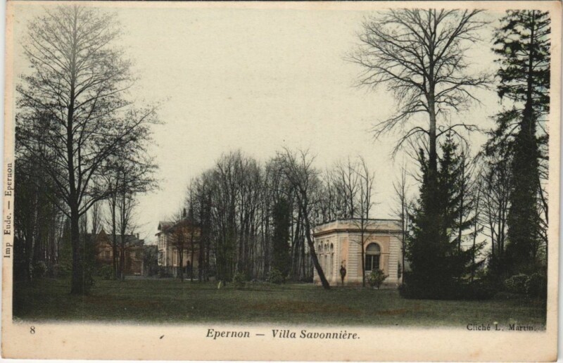 Carte postale ancienne Epernon Villa Savonniere