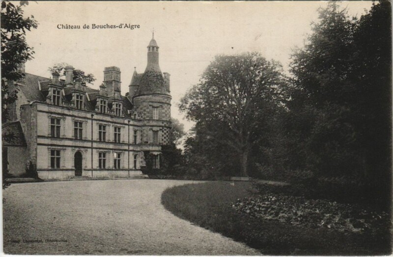 Carte postale ancienne Chateau de Bouches-d'Aigre