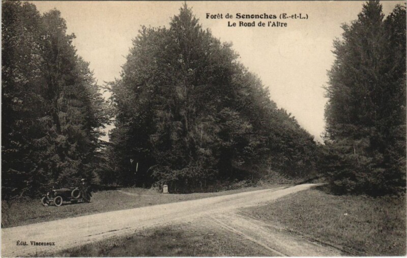 Carte postale ancienne Foret de Senonches - Le Rond de l'Aitre à Senonches