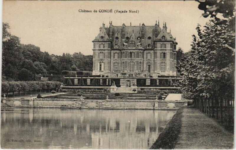 Carte postale ancienne Chateau de Conde - Facade Nord