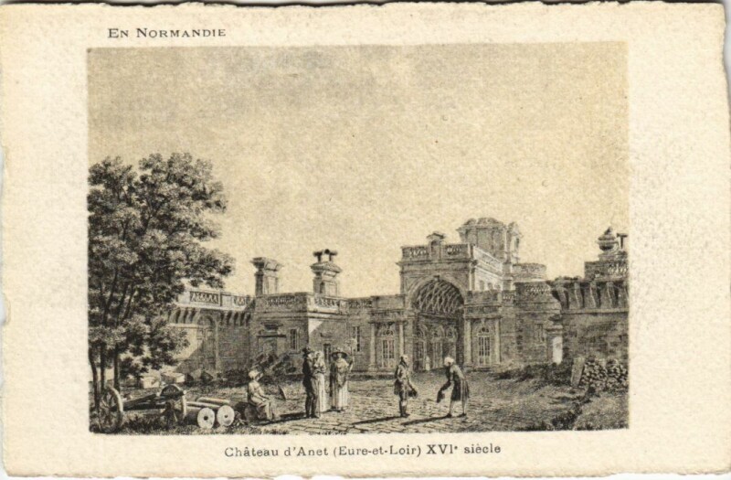 Carte postale ancienne Chateau d'Anet France