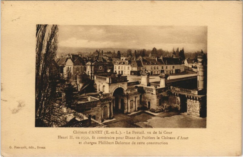 Carte postale ancienne Chateau d'Anet France
