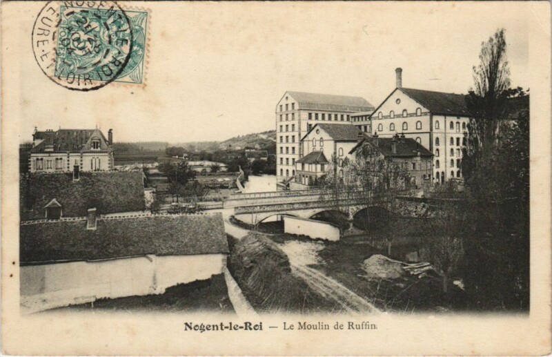Carte postale ancienne Nogent le Roi Le Moulin de Ruffin France à Nogent-le-Roi